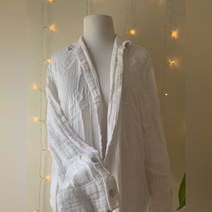 Linen White Cover Up